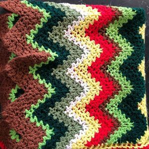 Vintage crocheted blanket